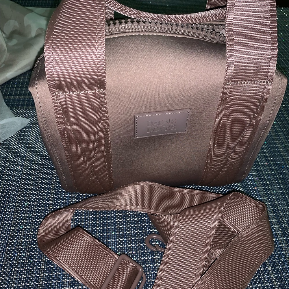 Dagne Dover XS Landon Carryall Satchel in Dune